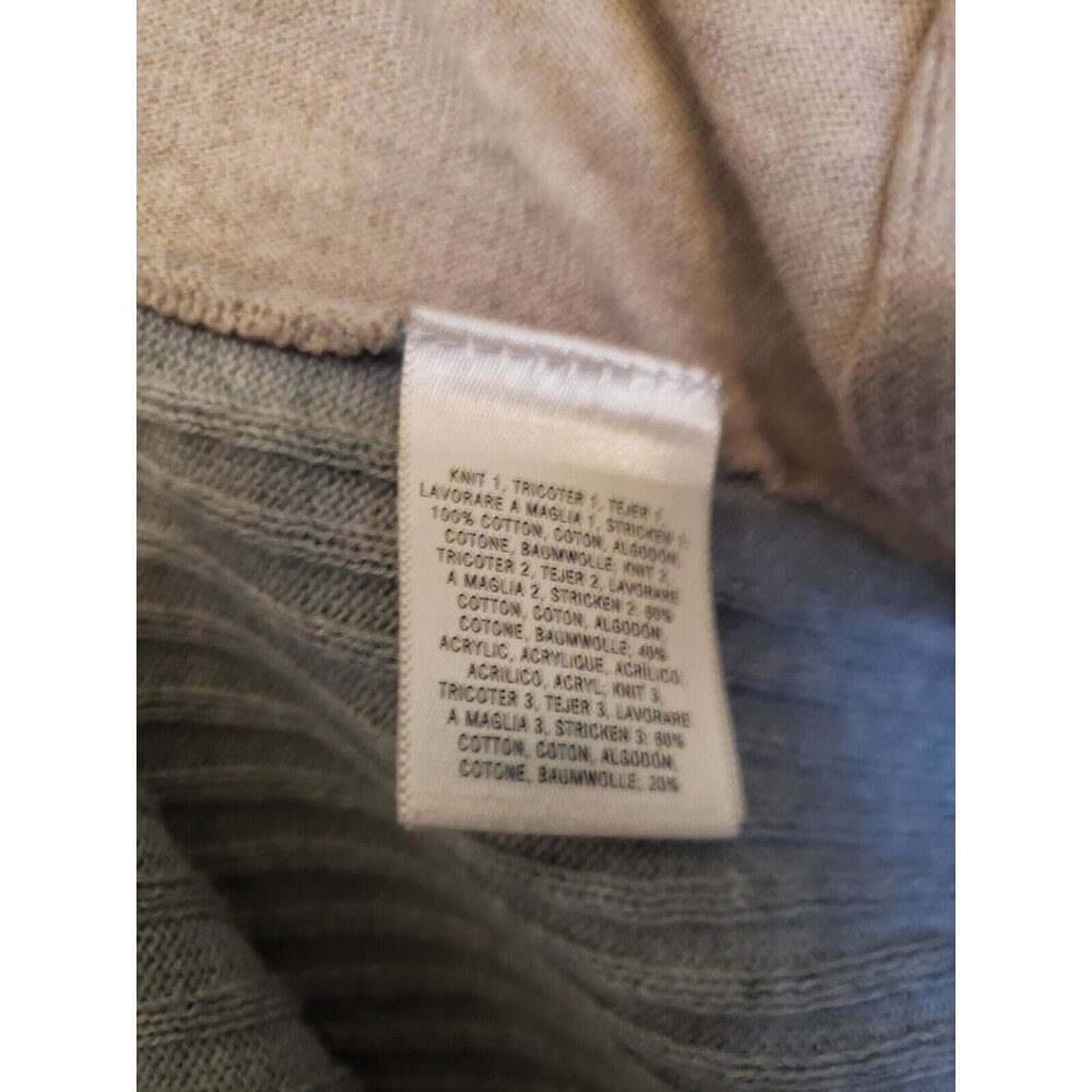 Sparrow Womens S Cardigan Open Front Cropped Back Anthropologie Waterfall Gray - Picture 6 of 6